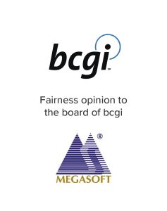 Mirus Capital Advisors provided a fairness opinion to the board of bcgi