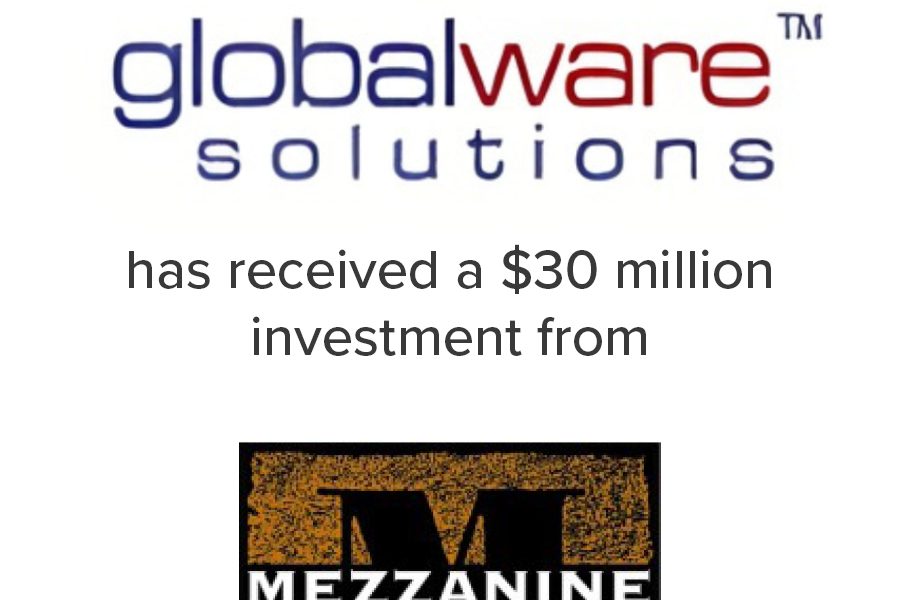 Globalware Solutions received a $30 Million investment from Mezzanine | Mirus Capital Advisors | Premier Middle Market Investment Bank