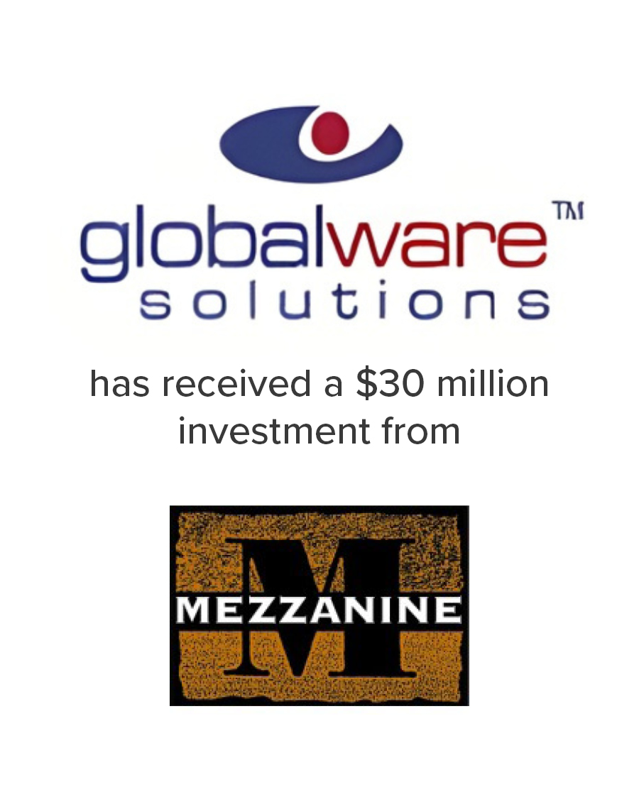 Globalware Solutions received a $30 Million investment from Mezzanine | Mirus Capital Advisors | Premier Middle Market Investment Bank