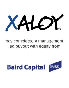 XALOY completed a management led buyout with equity from Baird Capital | Mirus Capital Advisors | Premier Middle Market Investment Bank