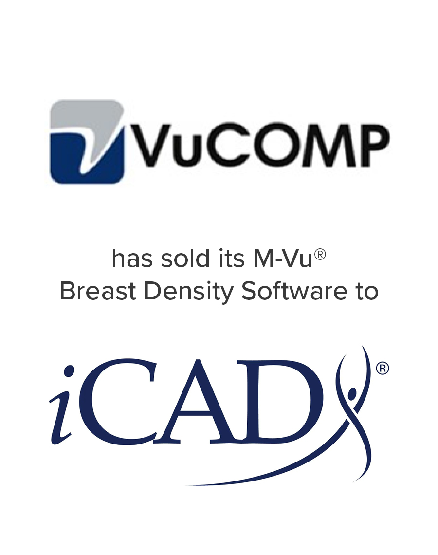 VuCOMP sold its M-Vu Breast Density Software to iCad | Mirus Capital Advisors | Healthcare & Life Sciences Investment Bankers