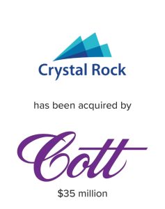 Crystal Rock acquired by Cott | Mirus Capital Advisors | Premier Middle Market Investment Bank