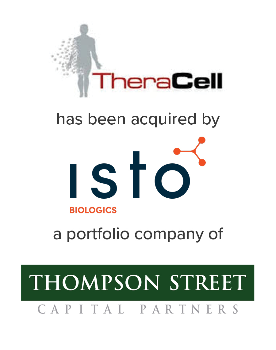 TheraCell acquired by Isto Biologics a portfolio company of Thompson Street Capital Partners | Mirus Capital Advisors | Healthcare Investment Bankers
