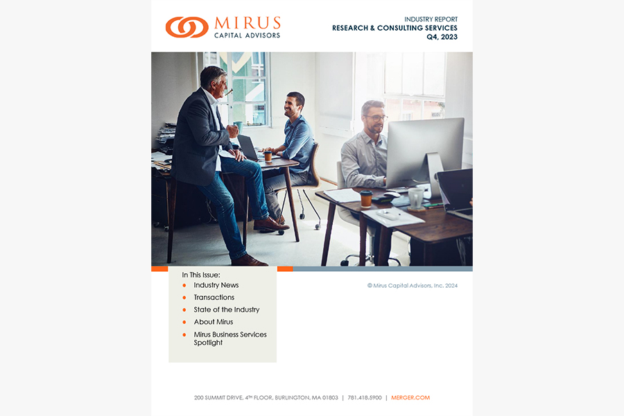 Mirus Capital Advisors | Industry Report | Research & Consulting Services | Q4 2023
