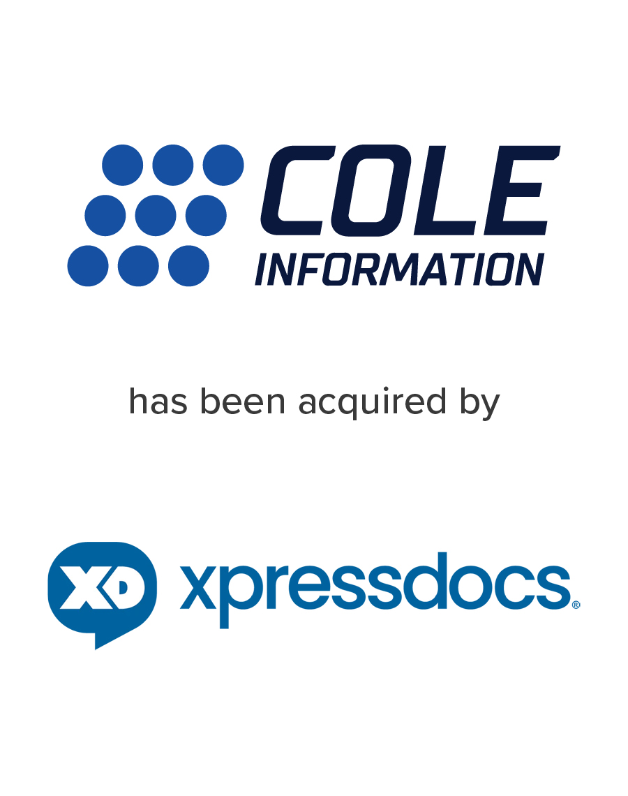 Cole Information has been acquired by Xpressdocs | Mirus Capital Advisors | Investment Bank