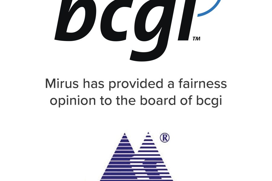 Mirus provided a Fairness Opinion to the Board of BCGI | Mirus Capital Advisors | Top Middle Market Investment Bank