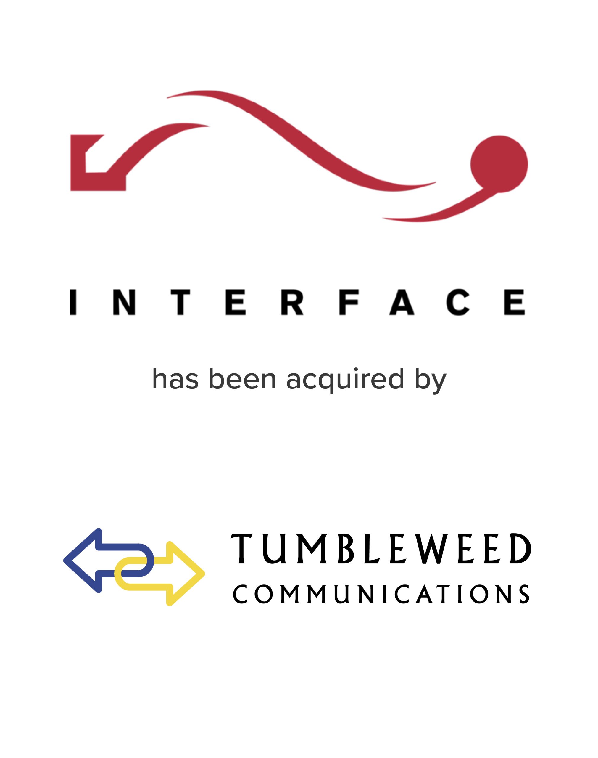 Interface acquired by Tumbleweed Communications | M&A Advisory by Mirus Capital Advisors | Middle Market Investment Bank