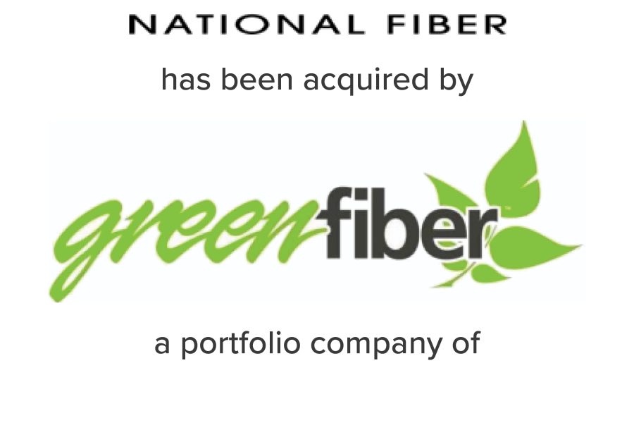 National Fiber acquired by Green Fiber a portfolio company of Tenex Capital Management | Mirus Capital Advisors served as the investment bank