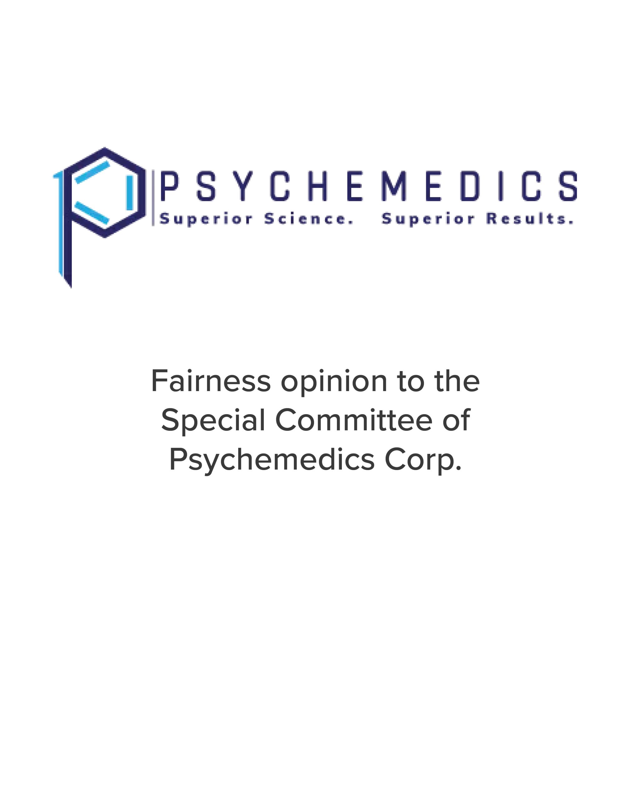 Psychemedics | Fairness Opinion Services | Mirus Capital Advisors | Premier Middle Market Investment Bank