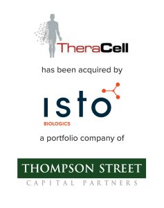 TheraCell acquired by Isto Biologics a portfolio company of Thompson Street Capital Partners | Mirus Capital Advisors | Healthcare Investment Bankers