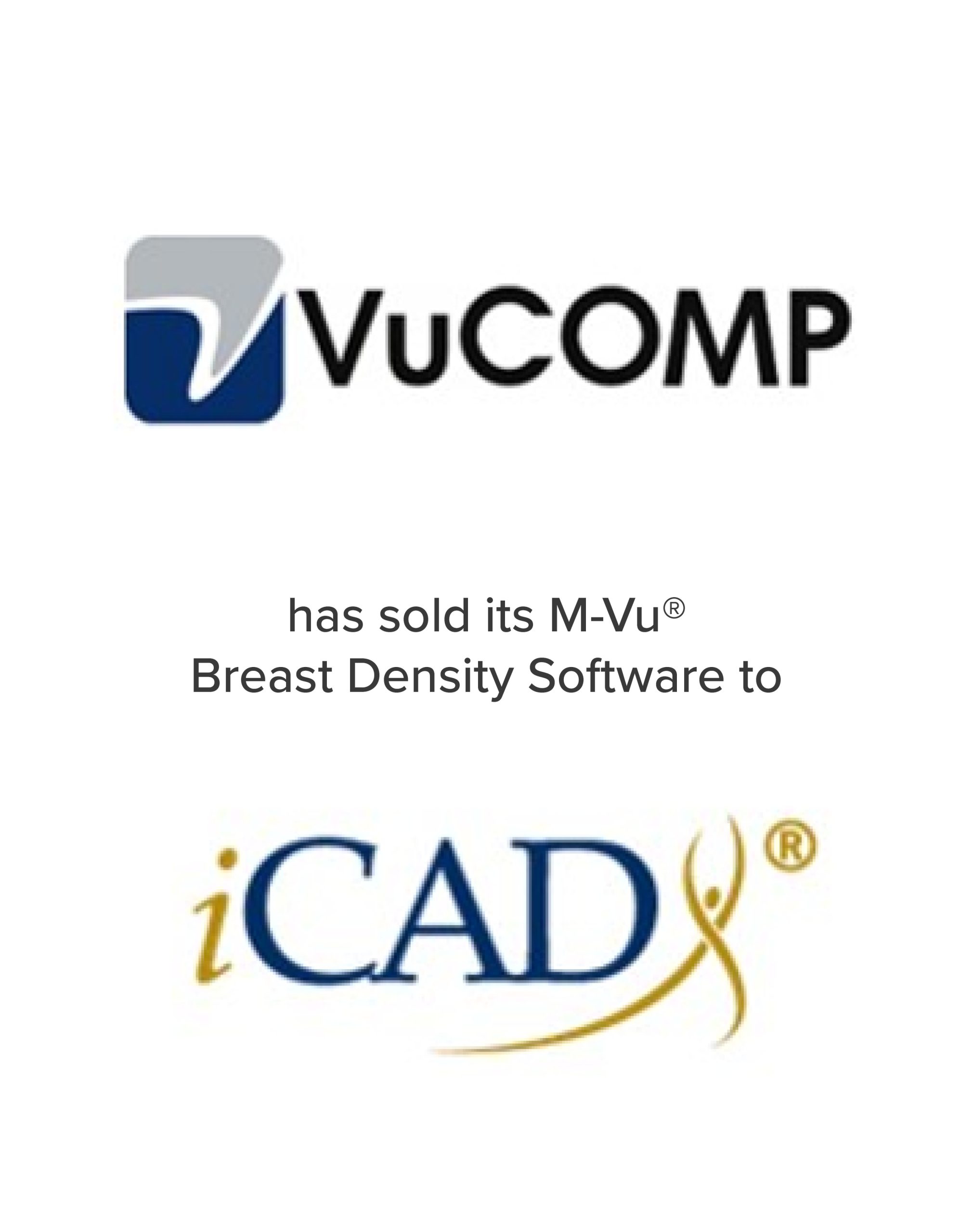 VuCOMP sold its M-Vu Breast Density Software to iCad | Mirus Capital Advisors | Healthcare & Life Sciences Investment Bankers