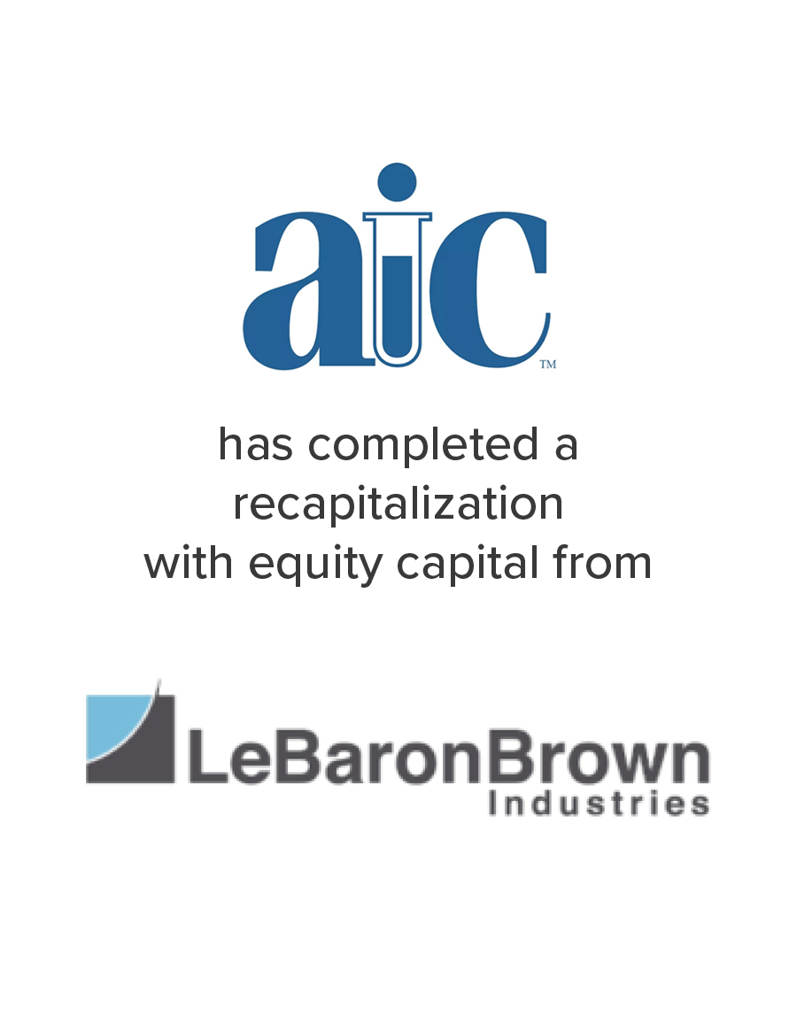 AIC has completed a recapitalization with equity capital from LeBaron Brown | Mirus Capital Advisors | Middle Market Investment Bank