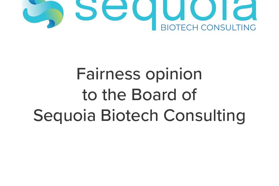 Mirus Capital Advisors provided a fairness opinion to the Board of Sequoia Biotech Consulting