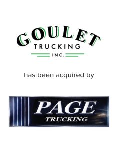 Goulet Trucking Inc. has been acquired by Page Trucking | Mirus Capital Advisors | Investment Bank