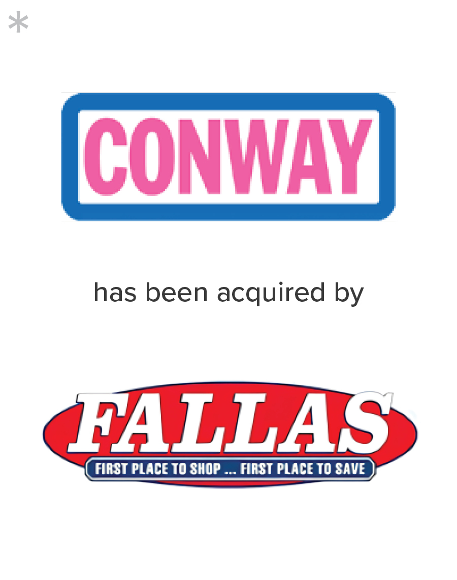 This transaction was completed by a Mirus professional at a prior firm. Sale of Conway to Fallas
